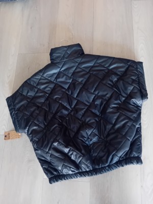 Fashion puffer bodywarmer zwart 