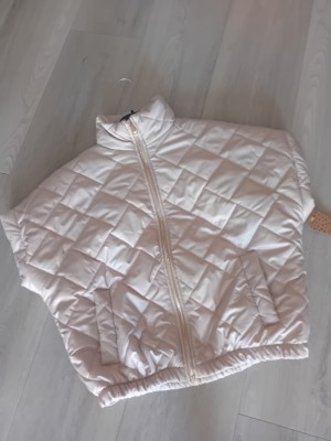 Fashion puffer bodywarmer beige 