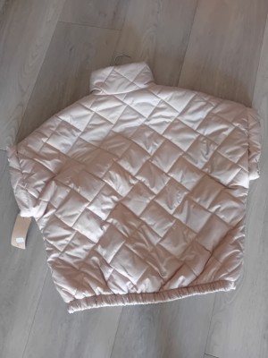 Fashion puffer bodywarmer beige 