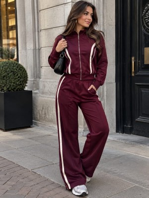 Tweedelig set bordeaux rood 