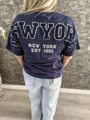 NY oversized bleu