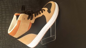 sneaker half hoog bruin 