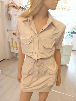 Tweedelig cargosetje beige 15003