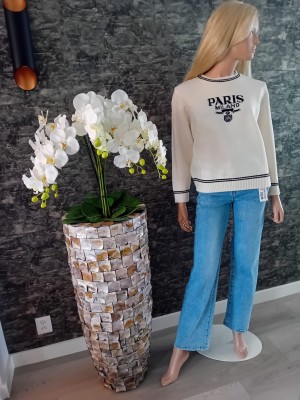 Trui milano paris offwhite AM 527