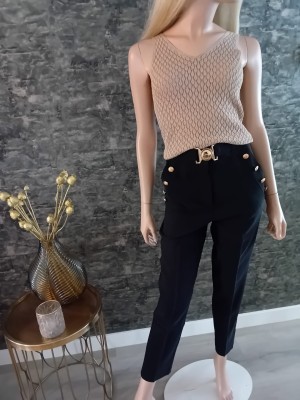 Pantalon gouden  knoop P933