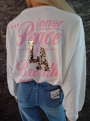 Sweater inner peace wit 81741