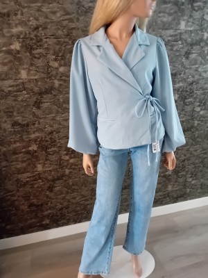 Strikblazer babyblauw 