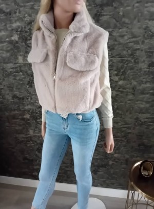Fluffy Bont gilet 