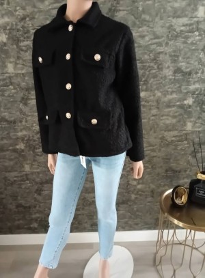 Teddy Blazer zwart