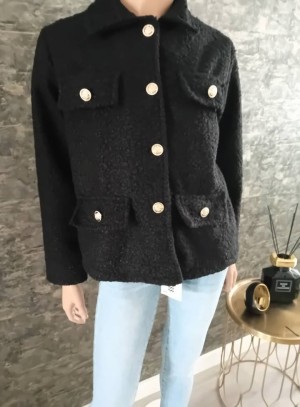 Teddy Blazer zwart
