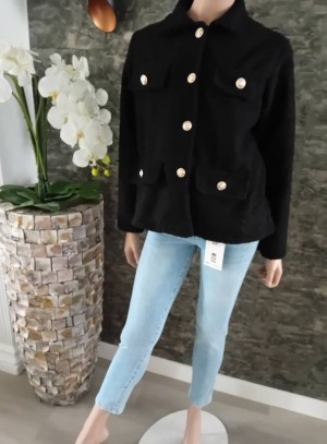 Teddy Blazer zwart
