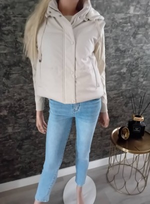 Bodywarmer beige QR c00010