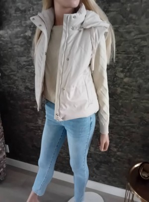 Bodywarmer beige QR c00010