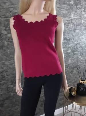 Top kartelrand by clara bordeaux  AA3082