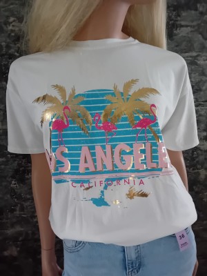 Shirt los Angeles palm wit