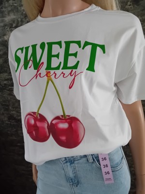 Shirt sweet wit cherry wit