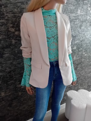 lace top ruchel  turquoise 1429