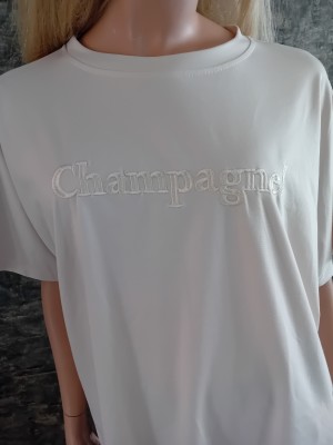 Oversized shirt champagne beige H 1042