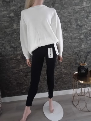 Trui California backtekst velvet off white 