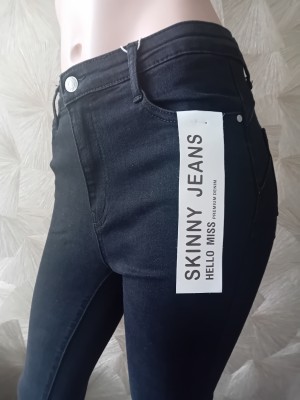 Basic Hello Miss jeans zwart HM7015