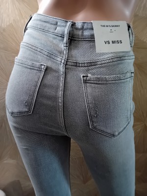 Jeans grijs VS miss high waist SHW 8127