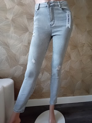 Jeans skinny foly rose grijs Y6220