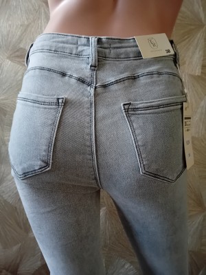 Jeans skinny foly rose grijs Y6220