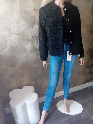 Chic jasje unika goude knoppen 