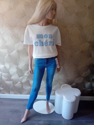 Shirt mon cherie blue teddy  YO 6565