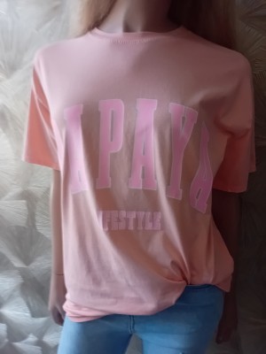 Shirt papaya zalmroze R2857