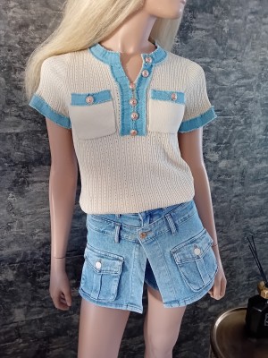 Denim button shirt