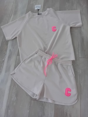 Tweedelig comfy set C meerdere kleuren verkrijgbaar 
