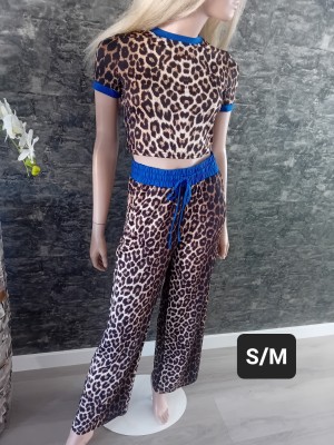 Tweedelige set leopard print