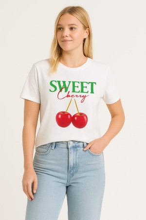 shirt sweet cherry wit 