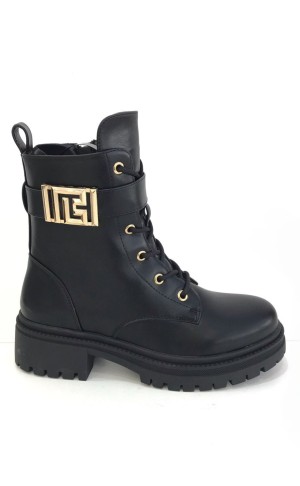 Inspired logo veterboots 0-612 black