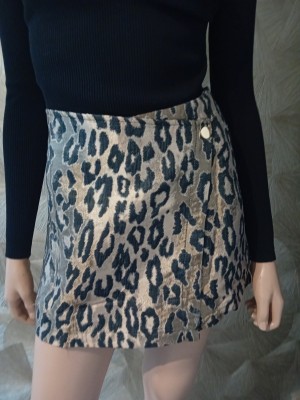 Leopard skort unika 