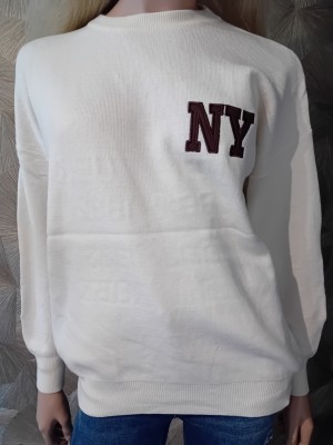 NY trui creme/choco