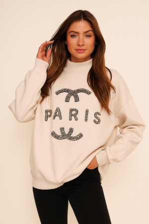 Oversized sweater paris moocci TAR : M8592
