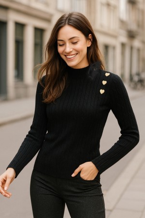 By clara truitje gold heart D7276