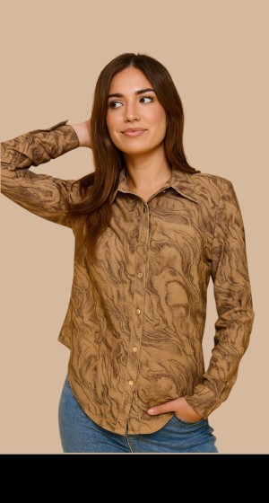 Blouse by swan gold HS8975