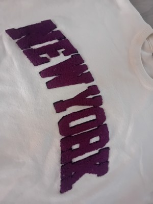 Trui new York teddy off white bordeaux 3831239