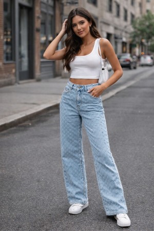 Wide leg jeans Hello Miss