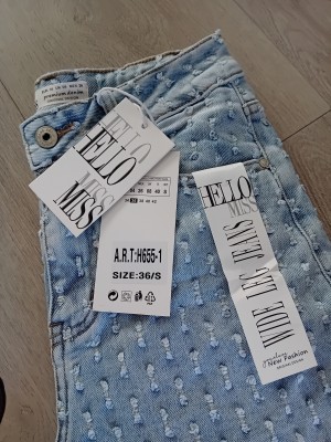 Hello miss wide leg jeans 