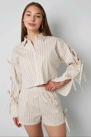 Gestreepte strikset yellow gimme