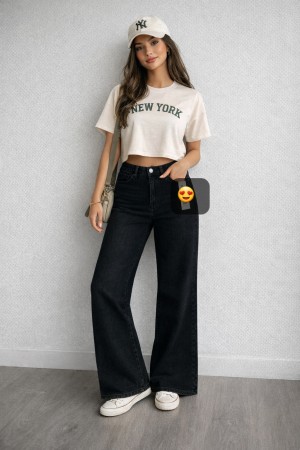 Wide leg hello miss jeans HM5313-2
