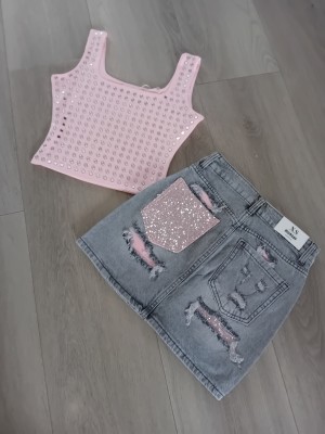 Studded croptop Lucce 8833