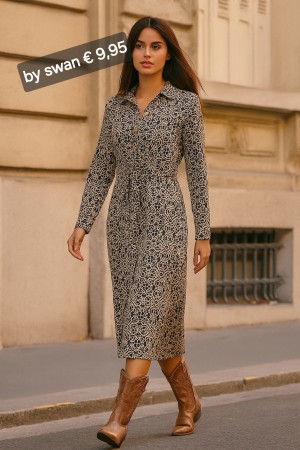 By swan travel musthave knoopjurk print HS 8390