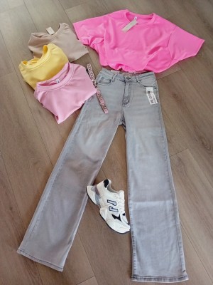 Cropped sweater shirt