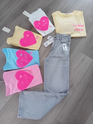 Shirt dolce vita geel