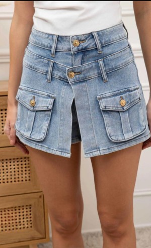 Skirt foly rose M7126K